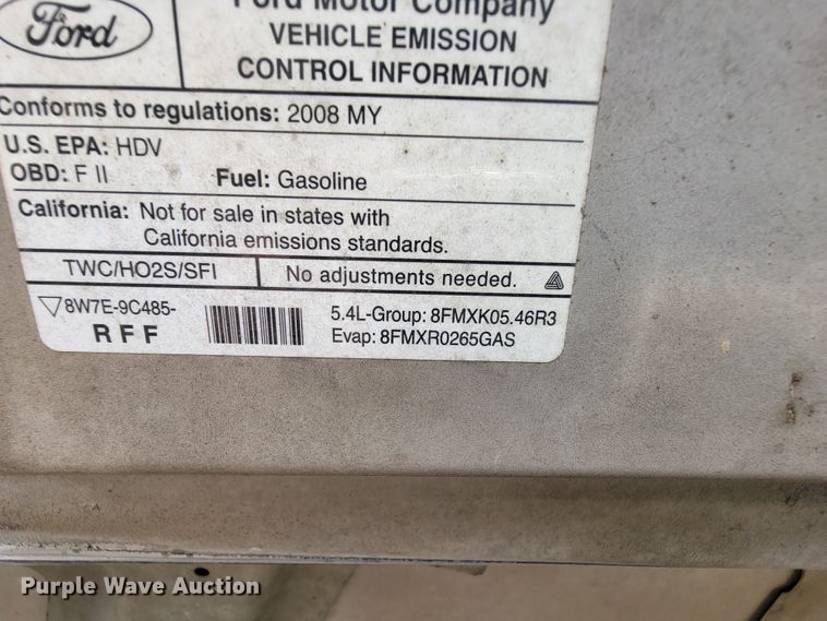 image for item IF9756 2008 Ford E350  van