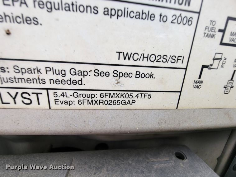 image for item IF9761 2006 Ford E350  van