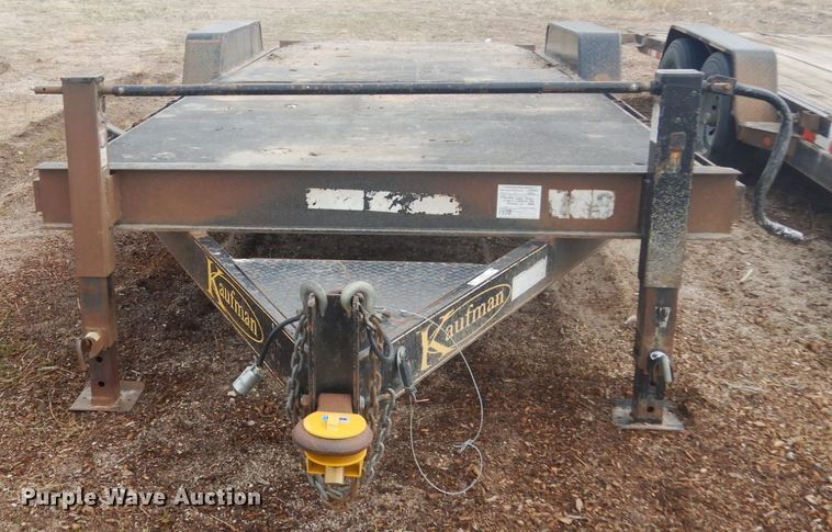 image for item IH9252 2014 Kaufman  tilt deck equipment trailer