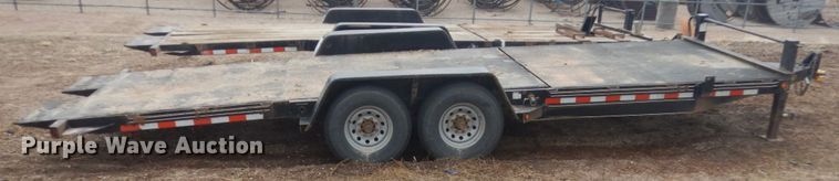 image for item IH9252 2014 Kaufman  tilt deck equipment trailer