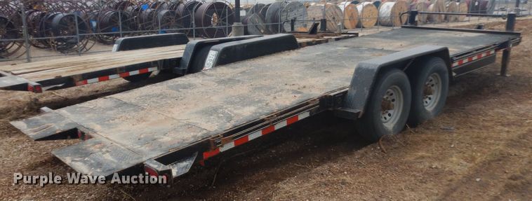 image for item IH9252 2014 Kaufman  tilt deck equipment trailer