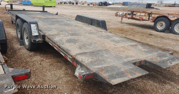 image for item IH9252 2014 Kaufman  tilt deck equipment trailer