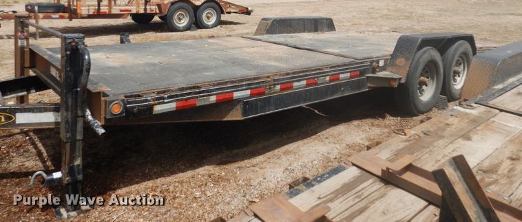 image for item IH9252 2014 Kaufman  tilt deck equipment trailer
