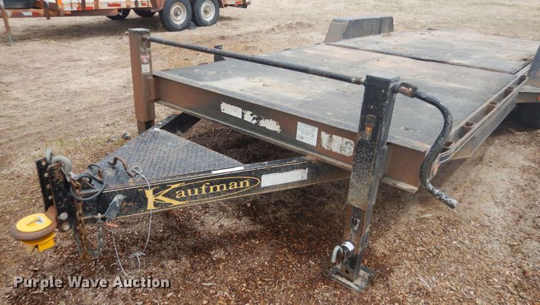 image for item IH9252 2014 Kaufman  tilt deck equipment trailer