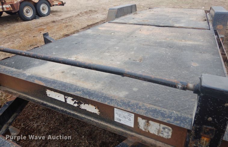image for item IH9252 2014 Kaufman  tilt deck equipment trailer