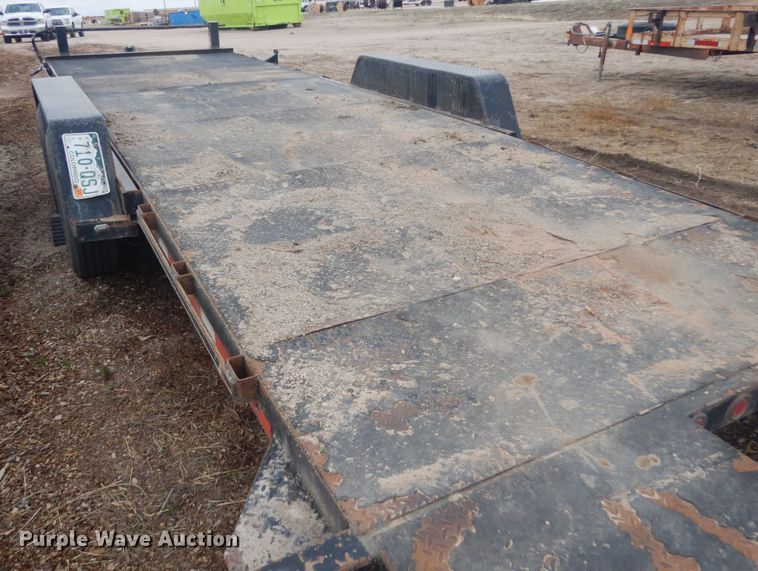 image for item IH9252 2014 Kaufman  tilt deck equipment trailer