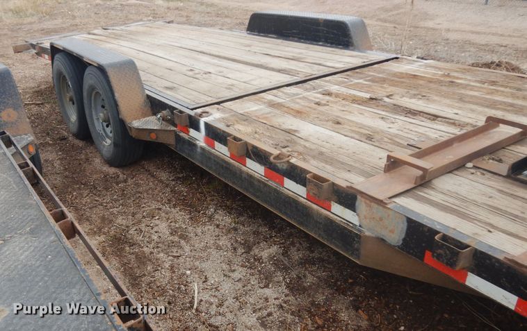 image for item IH9253 2010 Kaufman  tilt deck equipment trailer