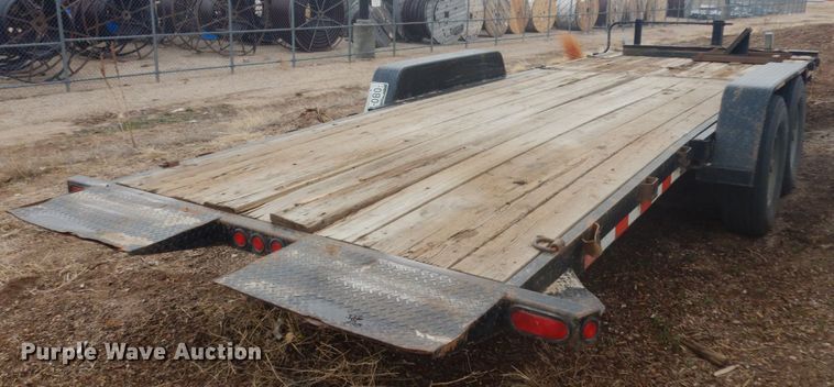 image for item IH9253 2010 Kaufman  tilt deck equipment trailer