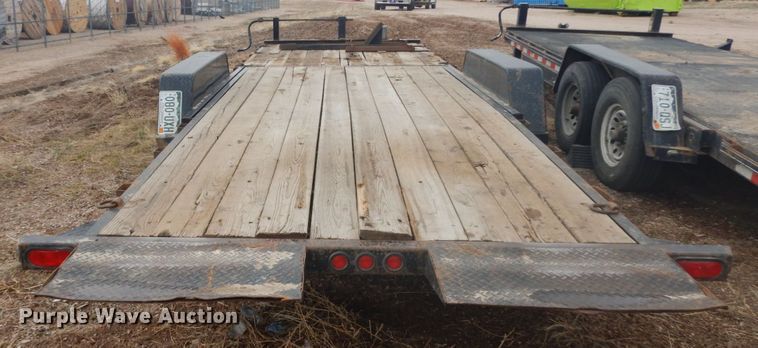 image for item IH9253 2010 Kaufman  tilt deck equipment trailer