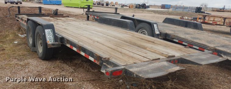 image for item IH9253 2010 Kaufman  tilt deck equipment trailer
