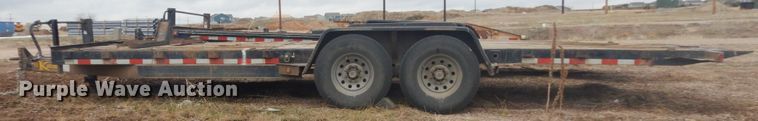 image for item IH9253 2010 Kaufman  tilt deck equipment trailer