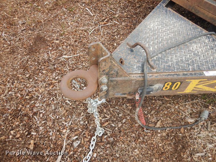 image for item IH9253 2010 Kaufman  tilt deck equipment trailer