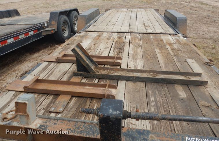 image for item IH9253 2010 Kaufman  tilt deck equipment trailer