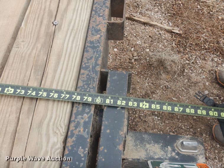 image for item IH9253 2010 Kaufman  tilt deck equipment trailer