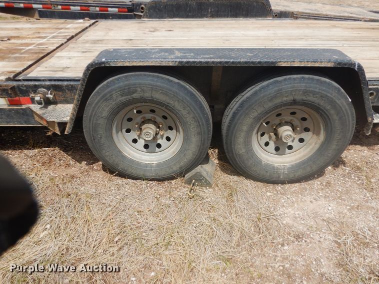 image for item IH9253 2010 Kaufman  tilt deck equipment trailer