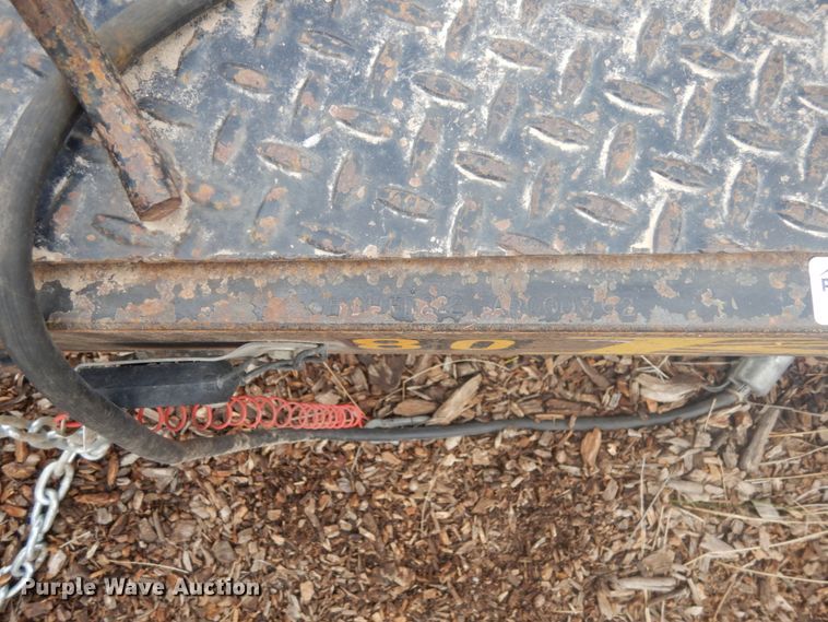 image for item IH9253 2010 Kaufman  tilt deck equipment trailer