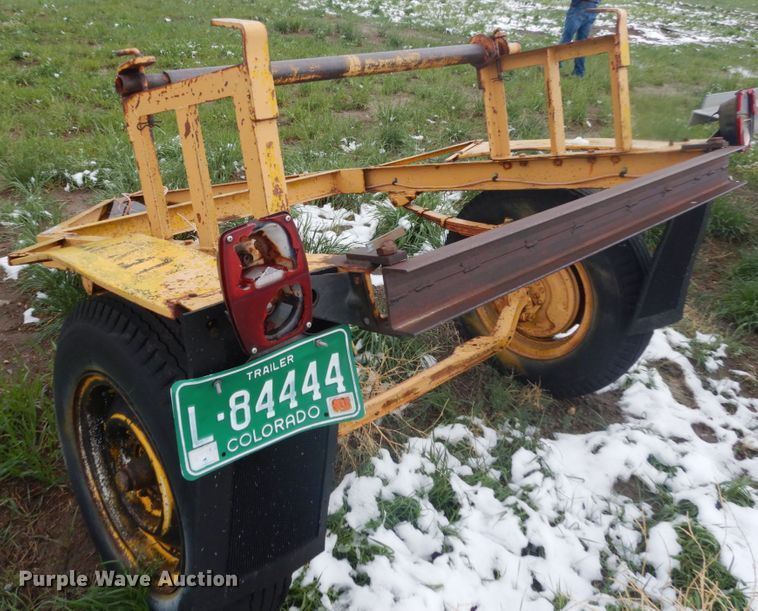 image for item IH9270 1993 shop built reel trailer
