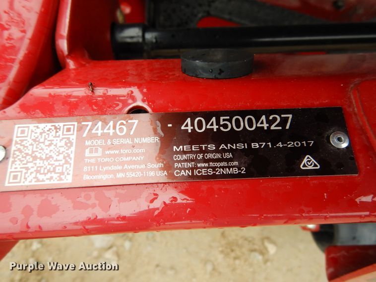 image for item IL9417 Toro 74467  ZTR lawn mower