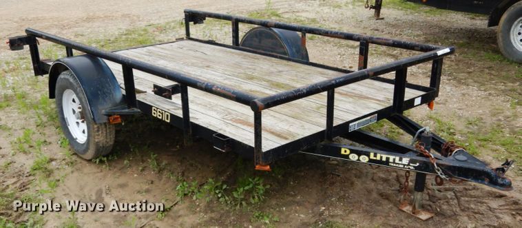 image for item IL9419 2021 Doolittle 6610  utility trailer