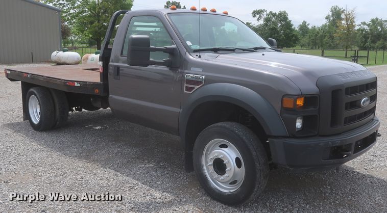 image for item IO9100 2008 Ford F450 Super Duty XL  flatbed truck