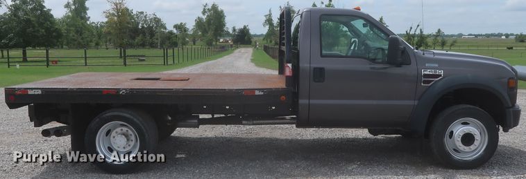 image for item IO9100 2008 Ford F450 Super Duty XL  flatbed truck