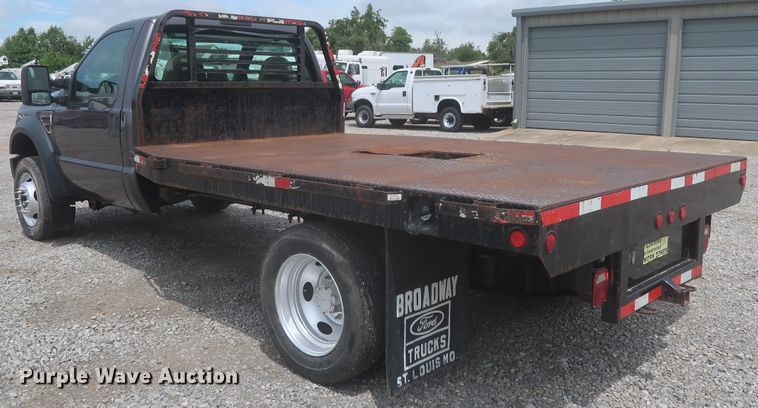 image for item IO9100 2008 Ford F450 Super Duty XL  flatbed truck