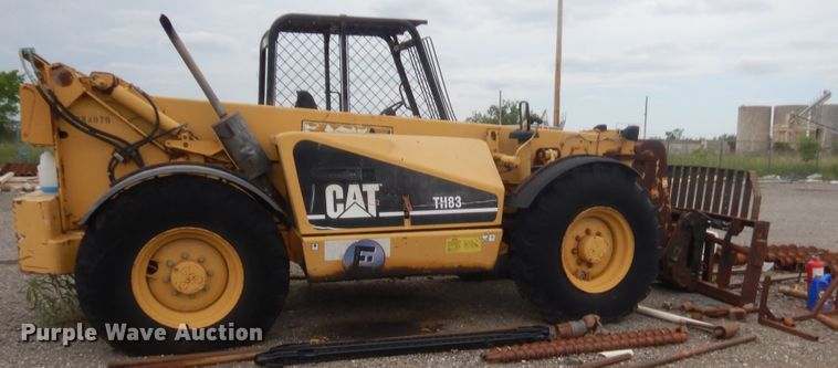 image for item IP9784 2001 Caterpillar TH83  telehandler
