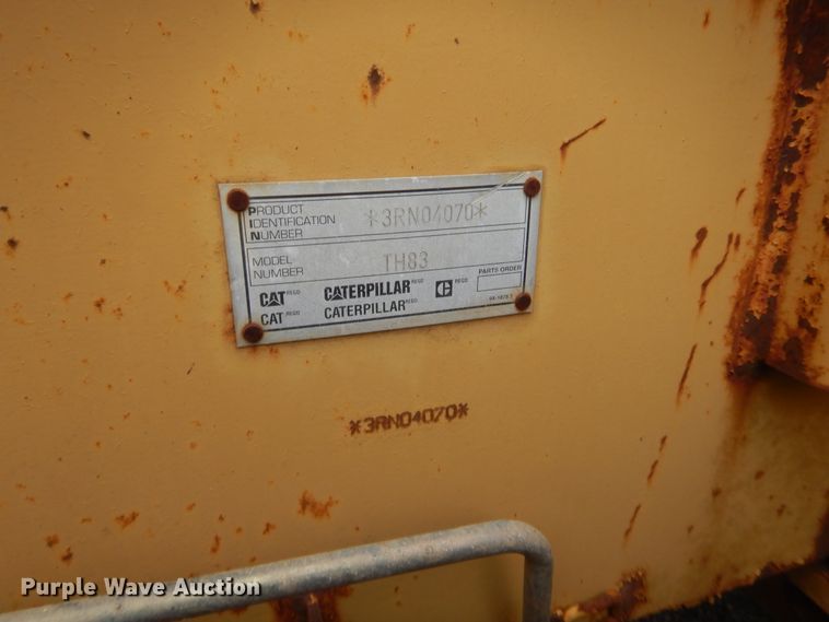image for item IP9784 2001 Caterpillar TH83  telehandler