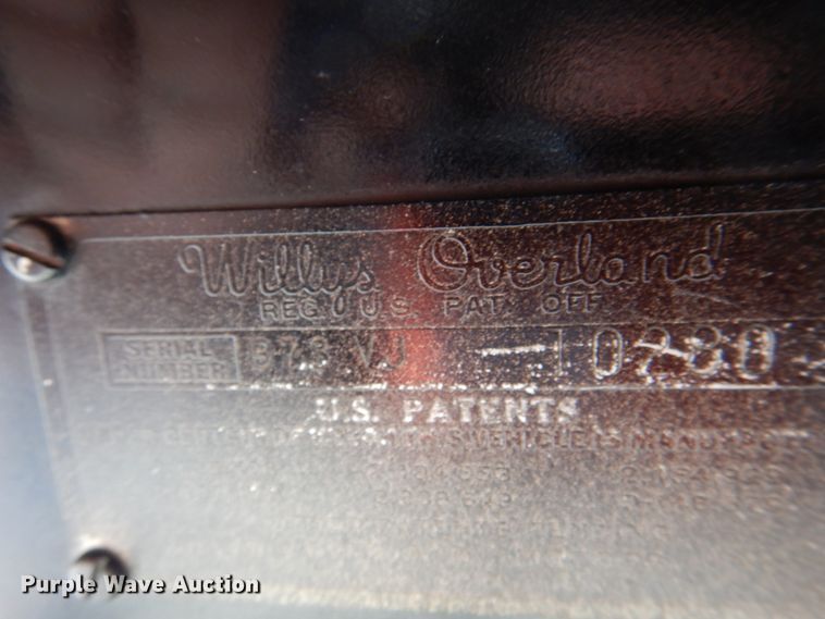 image for item IQ9468 1950 Willy's Jeepster  convertible SUV