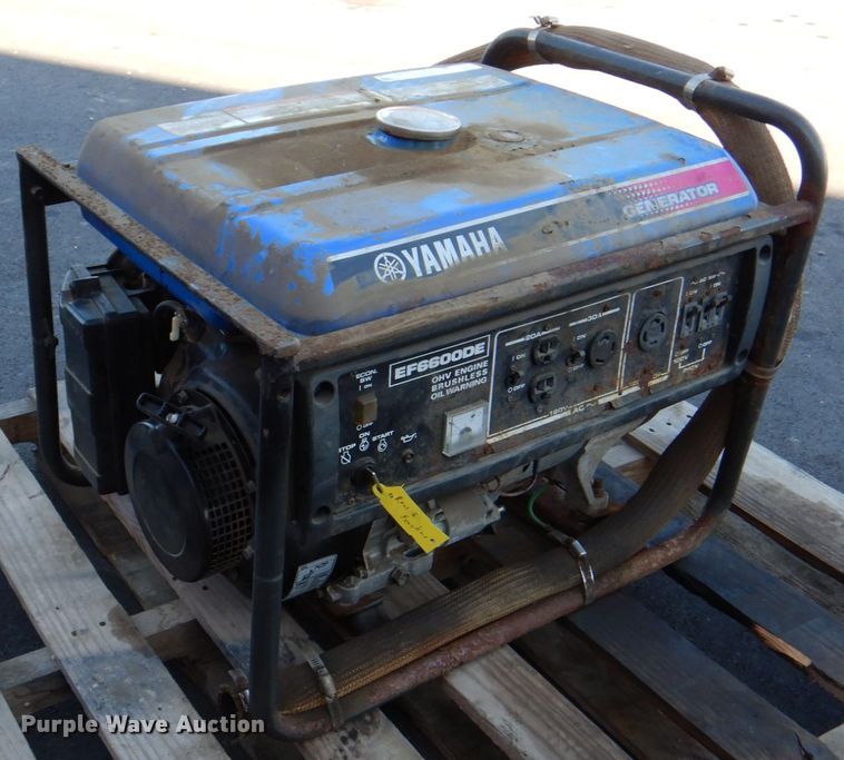 image for item IQ9475 Yamaha EF6600DE  generator