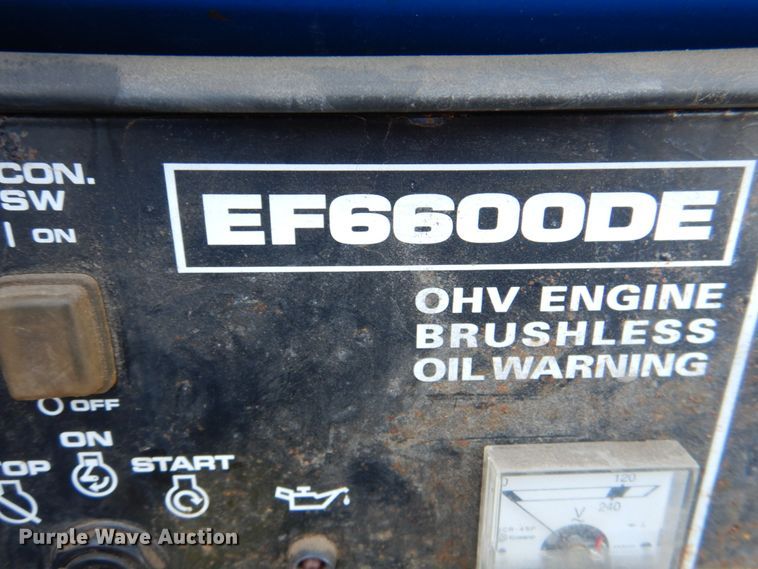 image for item IQ9475 Yamaha EF6600DE  generator