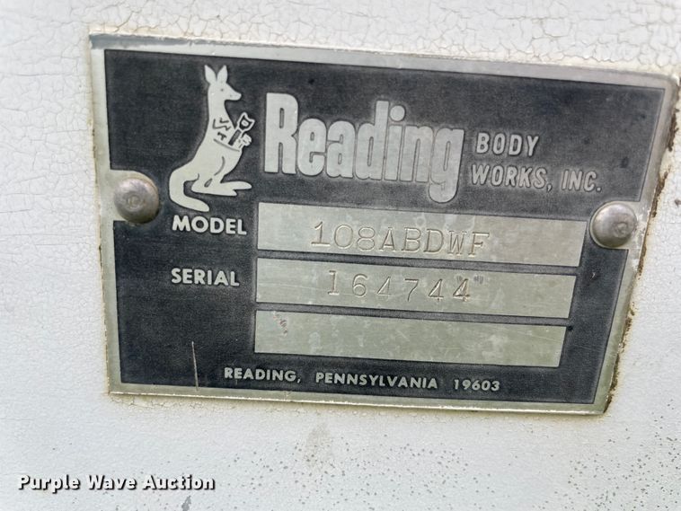 image for item IR9973 Reading 108ABDWF utility bed