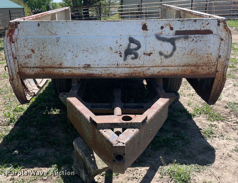 image for item IR9993 Shop built pickup truck bed trailer