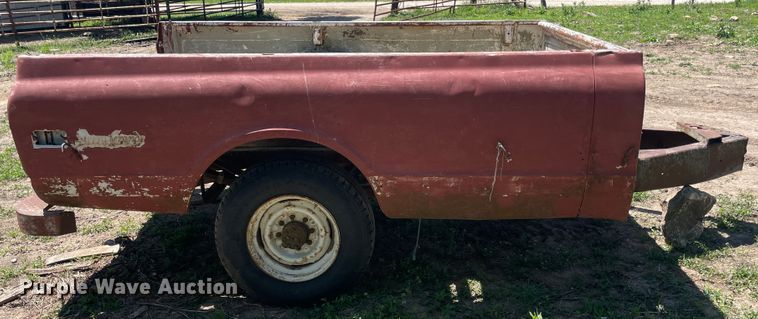 image for item IR9993 Shop built pickup truck bed trailer