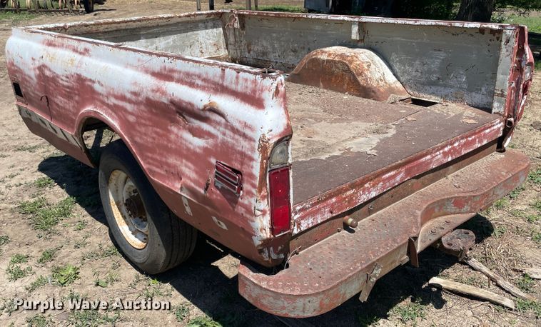 image for item IR9993 Shop built pickup truck bed trailer