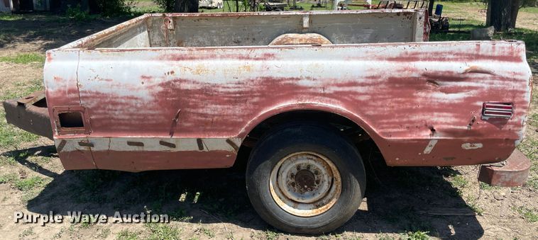 image for item IR9993 Shop built pickup truck bed trailer