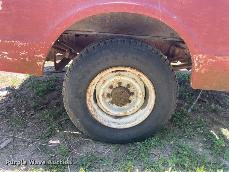 image for item IR9993 Shop built pickup truck bed trailer