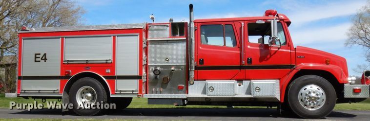 image for item IT9253 2001 Freightliner FL80  pumper fire truck
