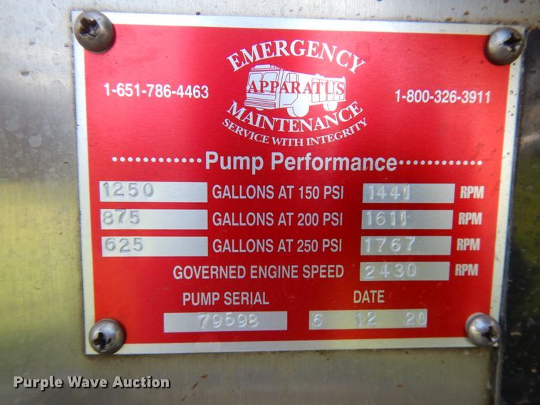 image for item IT9253 2001 Freightliner FL80  pumper fire truck