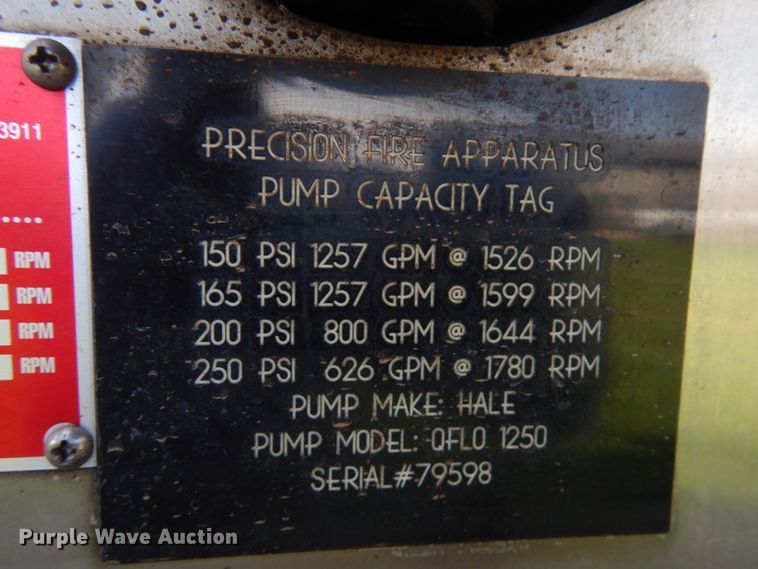 image for item IT9253 2001 Freightliner FL80  pumper fire truck