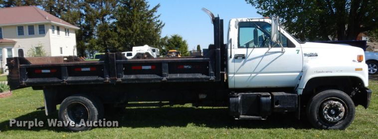 image for item IT9380 1996 GMC TopKick 6500  dump flatbed truck