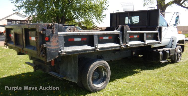 image for item IT9380 1996 GMC TopKick 6500  dump flatbed truck