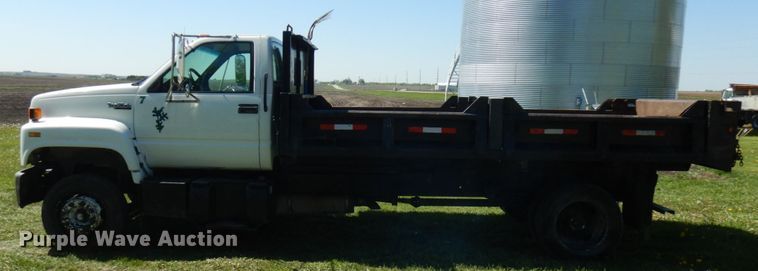 image for item IT9380 1996 GMC TopKick 6500  dump flatbed truck