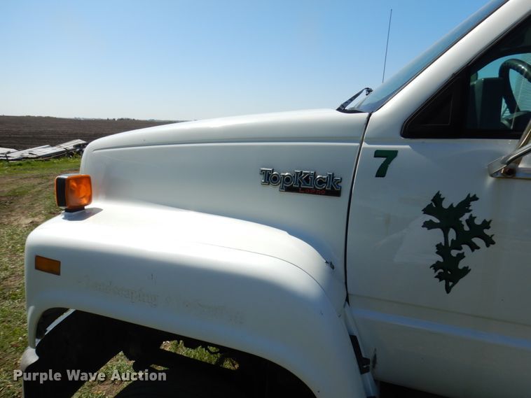 image for item IT9380 1996 GMC TopKick 6500  dump flatbed truck