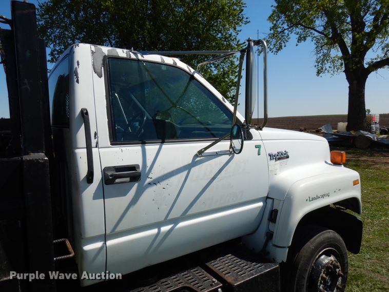 image for item IT9380 1996 GMC TopKick 6500  dump flatbed truck