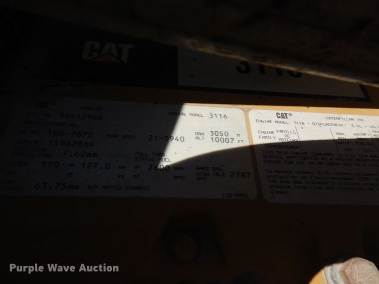 image for item IT9380 1996 GMC TopKick 6500  dump flatbed truck