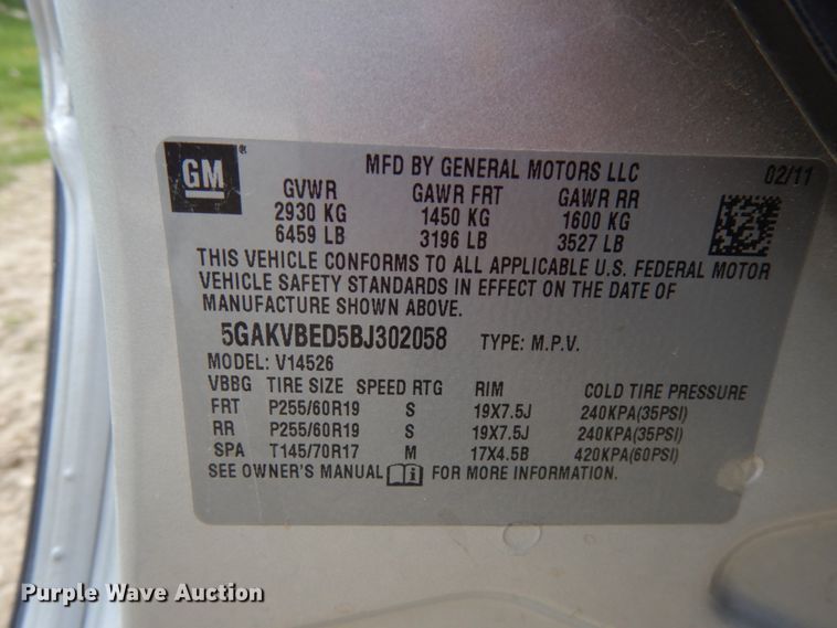 image for item IT9382 2011 Buick Enclave  SUV