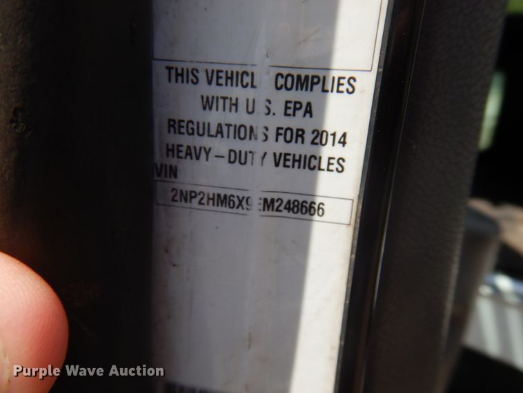 image for item IT9414 2014 Peterbilt 337  rollback truck