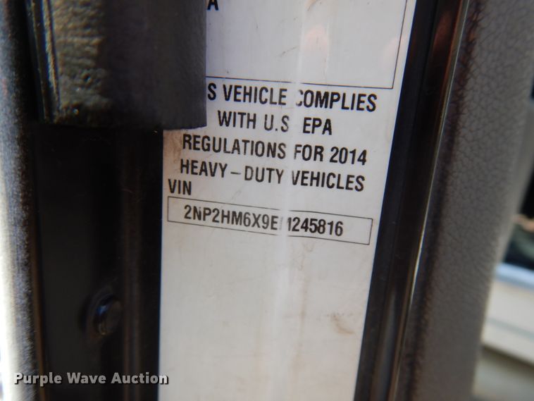 image for item IT9416 2014 Peterbilt 337  rollback truck