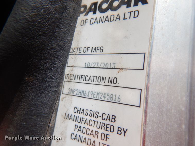 image for item IT9416 2014 Peterbilt 337  rollback truck